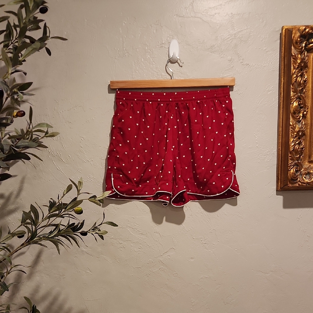 Banana Republic Red Polka Dot Athletic Shorts